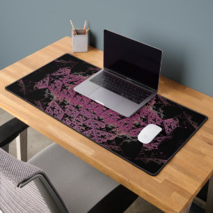 Fractal 3D Sci Fi Cube Printed Circuit DeskM06 Desk Mat