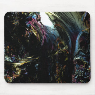 Fractal 3D Sci fi futuristic Hard Rock MP Mouse Pad
