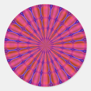 Fractal 57,Stickers Classic Round Sticker