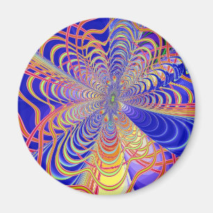 Fractal Abstract 061012a Magnet