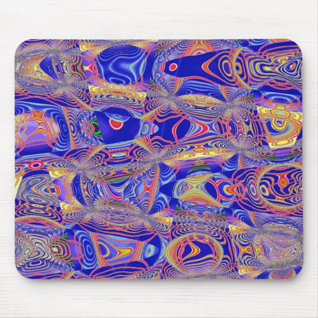 Fractal Abstract 061012a Mouse Pad (Front)