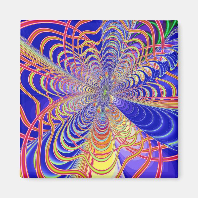 Fractal Abstract 061012d Magnet (Front)