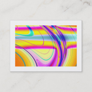 Fractal Abstract 061012f (Bordered) Business Card