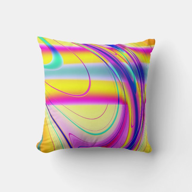 Fractal Abstract 061012f Cushion (Front)
