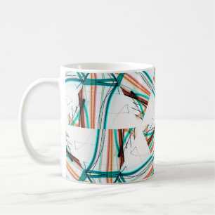 Fractal abstract background. Digital effects. Fest Coffee Mug
