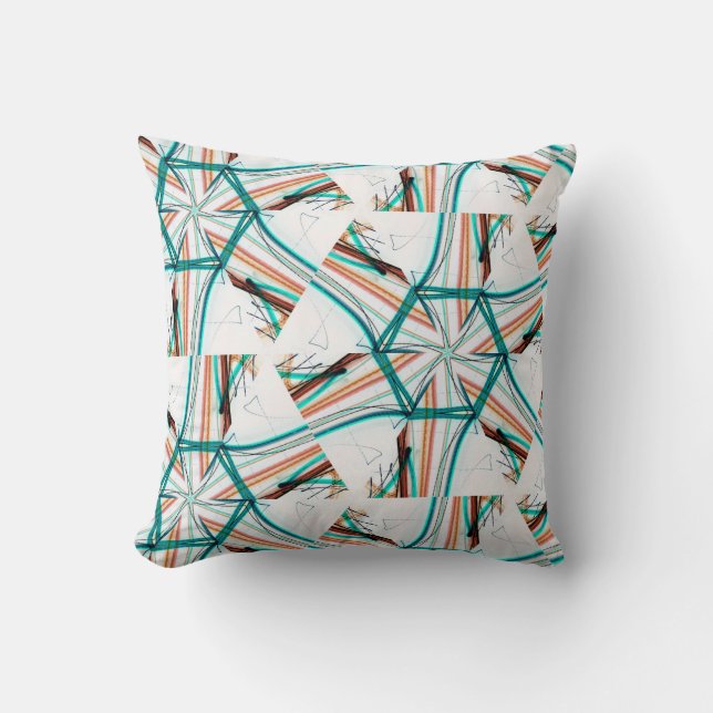 Fractal abstract background. Digital effects. Fest Cushion (Front)