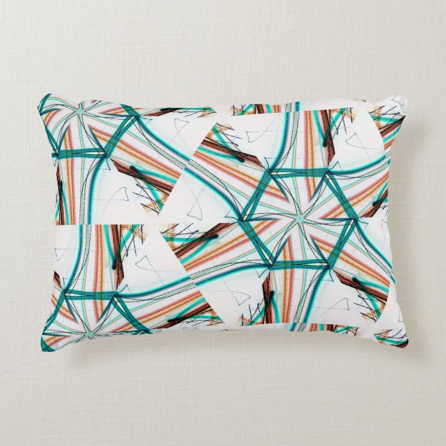 Fractal abstract background. Digital effects. Fest Decorative Cushion (Front)