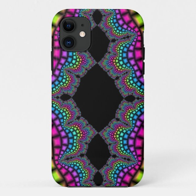 Fractal Abstract Colourful Fantasy Computer graphi Case-Mate iPhone Case (Back)