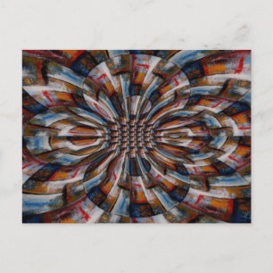 Fractal Abstract Digital Art Postcard