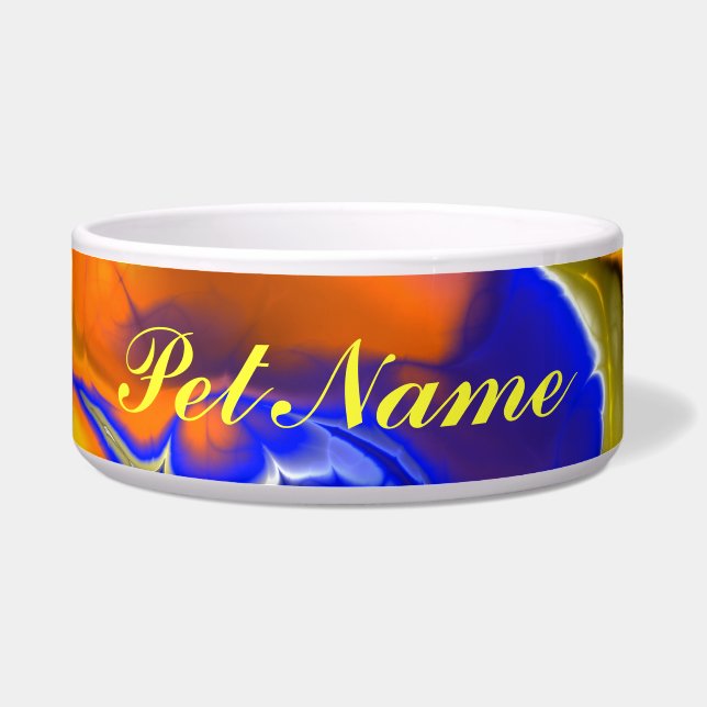 Fractal Art 2-1 Pet Bowl (Front)