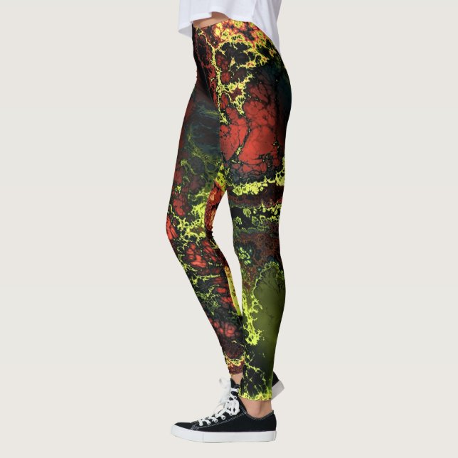 Fractal Art 2-23 Leggings (Left)