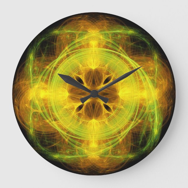 Fractal Art 2 Wall Clocks & Numeral Options (Front)