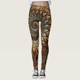 Fractal Art 46-47 Image Options Leggings