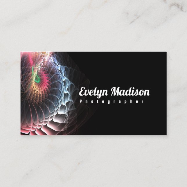 fractal art b76877 business card (Front)