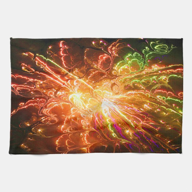 Fractal Art B Kitchen Towel (Horizontal)