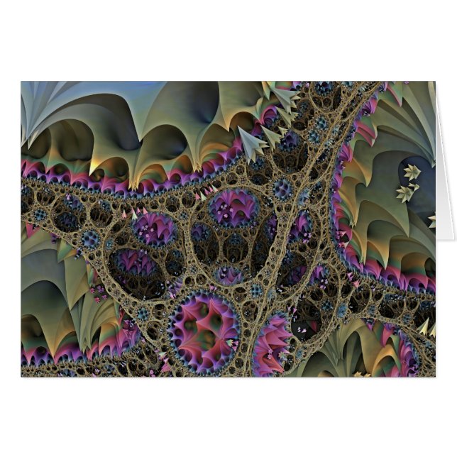 Fractal ART FLORAL WORLD (Front Horizontal)