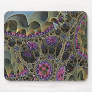 Fractal ART FLORAL WORLD Mouse Pad