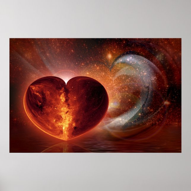 Fractal ART - Hot Love Universe Poster (Front)