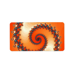Fractal Art Label