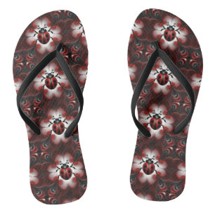 Fractal Art Ladybirds, Thongs