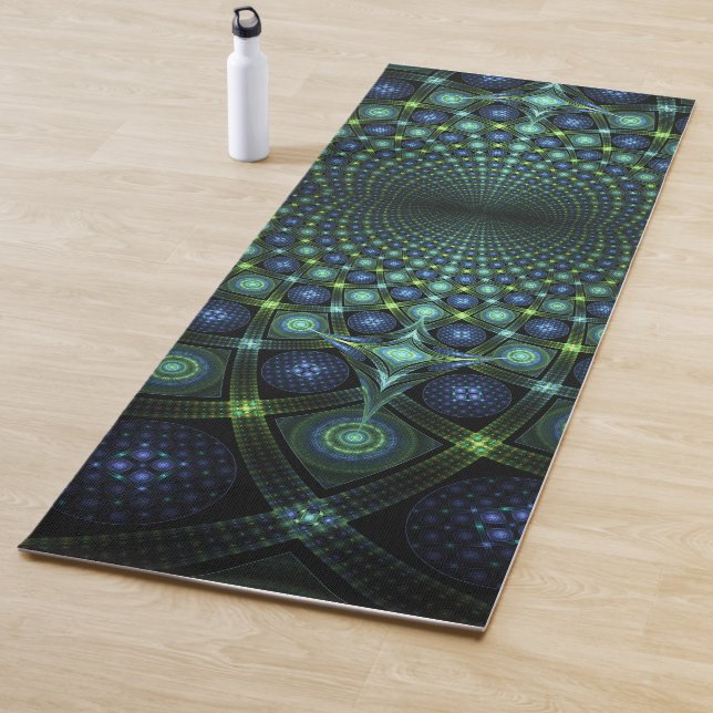 Fractal Art Mandala Universe Yoga Mat (In Situ)