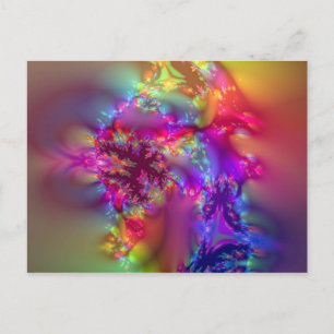 fractal art postcard