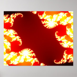Fractal art poster