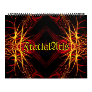 Fractal Artistry 12-Months Calendar