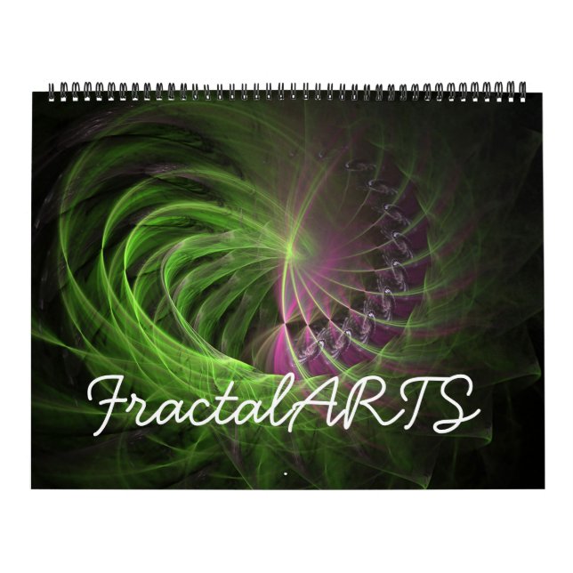 Fractal ARTS 12-Months Wall Calendar (Cover)