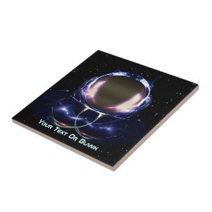 Fractal Astronaut Ceramic Tile