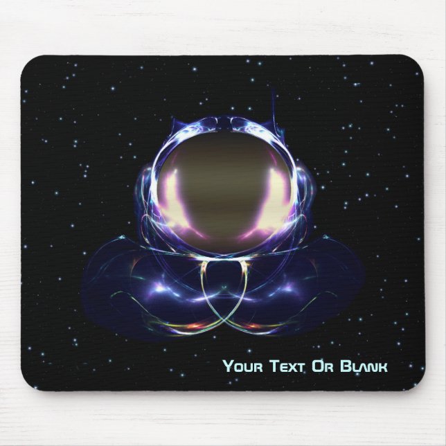 Fractal Astronaut Mouse Pad (Front)