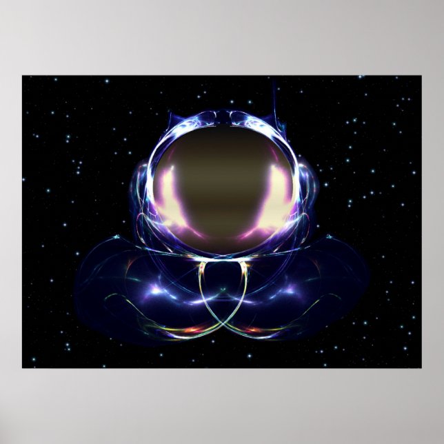 Fractal Astronaut Poster (Front)