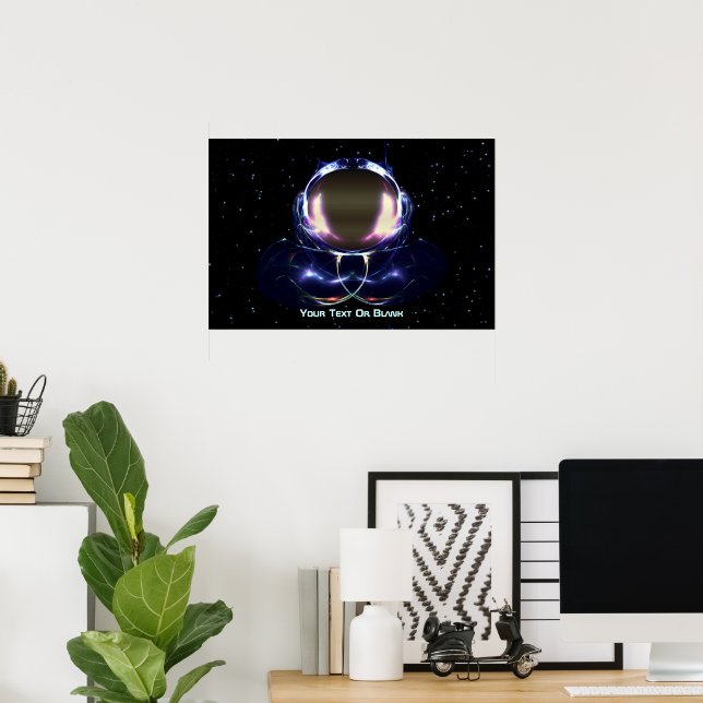 Fractal Astronaut Poster (Home Office)