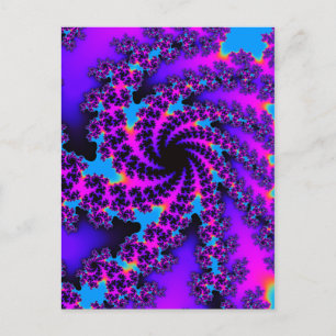 Fractal beauty postcard