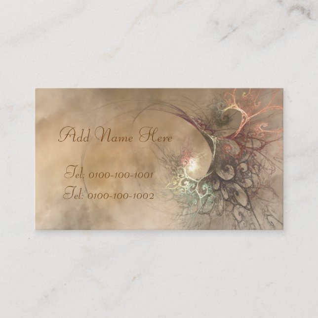 Fractal Bouquet Profile Card (Front)