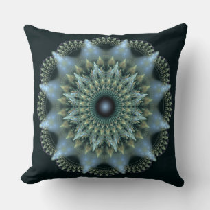 Fractal brilliant star pattern cushion