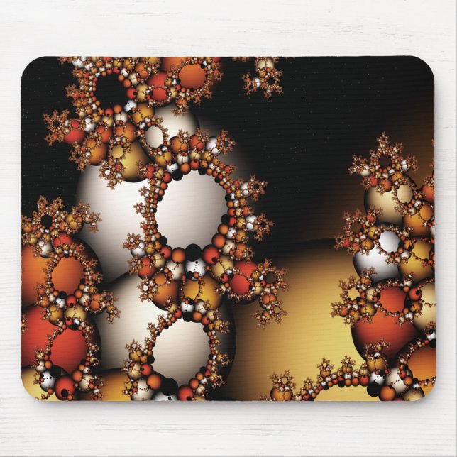 Fractal Bubbles Mouse Pad (Front)