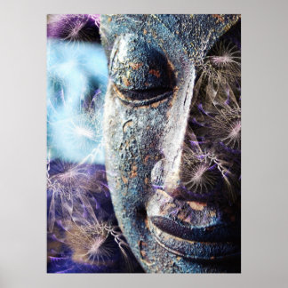 Fractal Buddha Poster
