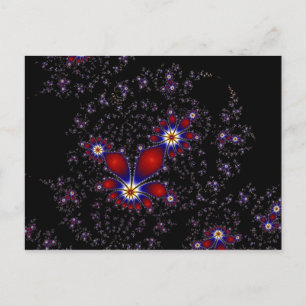 Fractal Burst Postcard