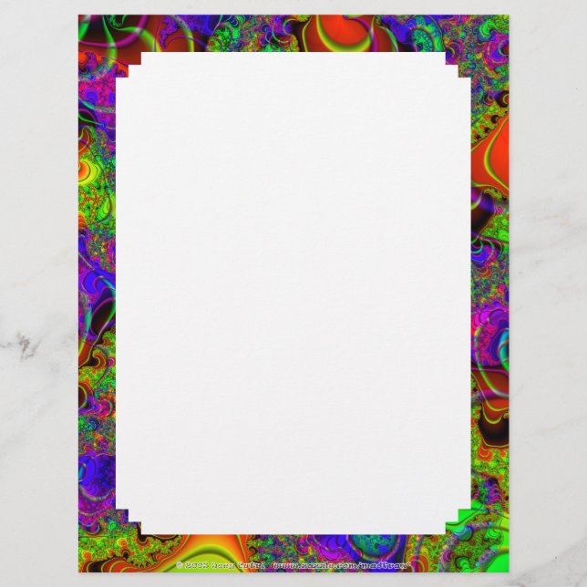 Fractal C~14 Custom Letterhead 01 - 8.5" x 11" (Front)