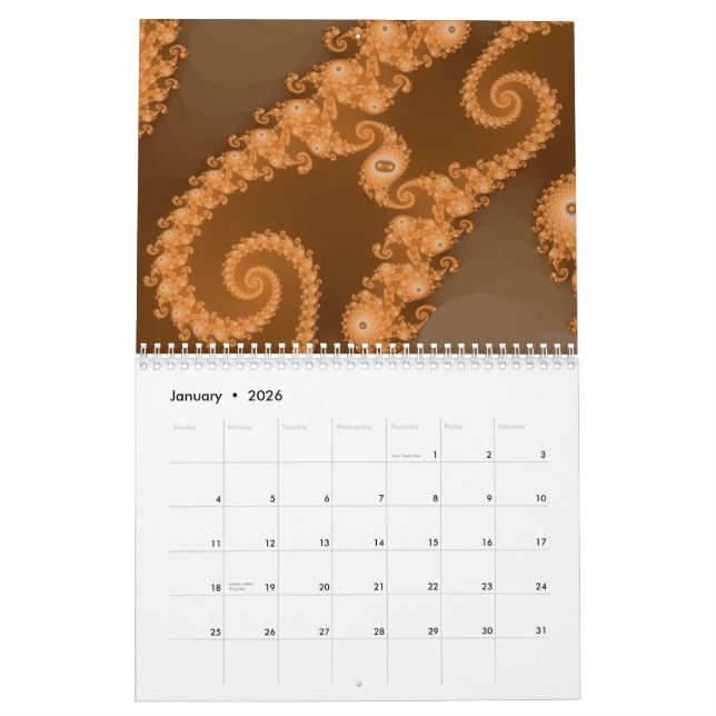 Fractal Calendar 2011 (Jan 2026)