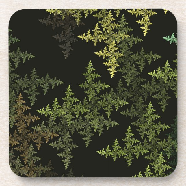 Fractal Camouflage Coaster (Front)