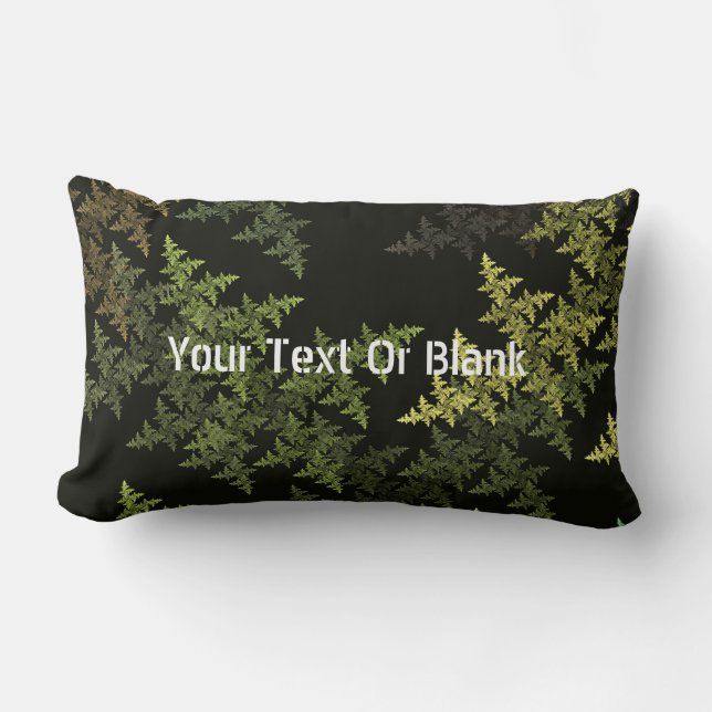 Fractal Camouflage Lumbar Cushion (Front)