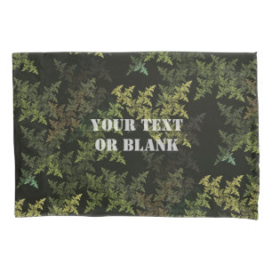 Fractal Camouflage Pillowcase