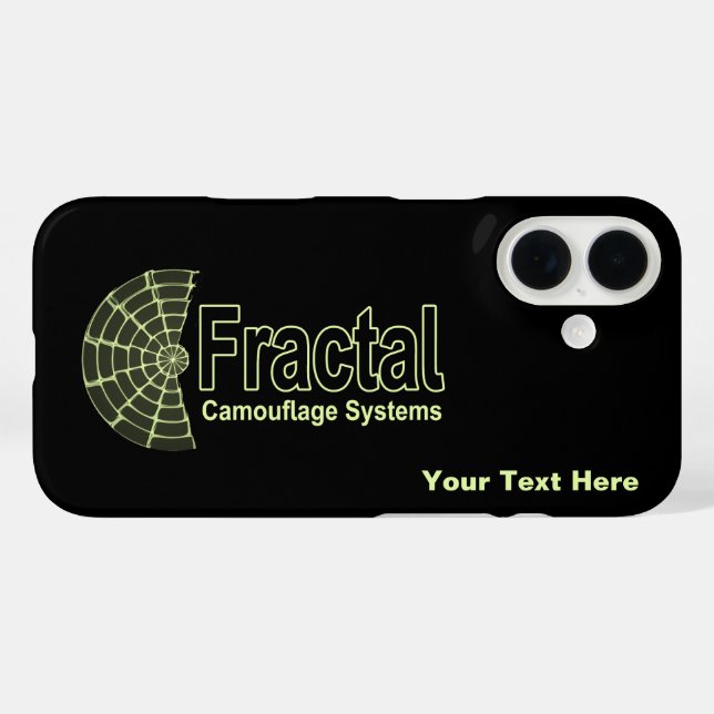 Fractal Camouflage Systems Logo Case-Mate iPhone Case (Back (Horizontal))