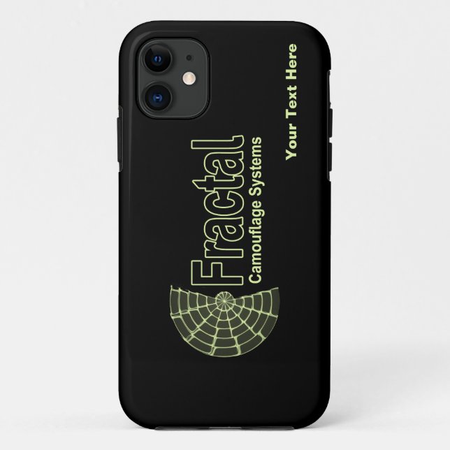 Fractal Camouflage Systems Logo Case-Mate iPhone Case (Back)