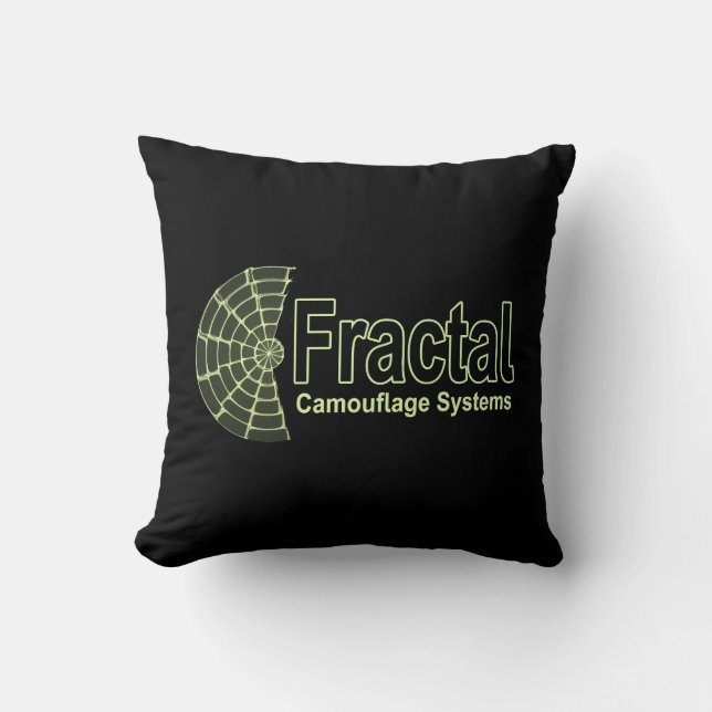 Fractal Camouflage Systems Logo Cushion (Front)