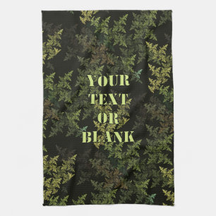 Fractal Camouflage Tea Towel