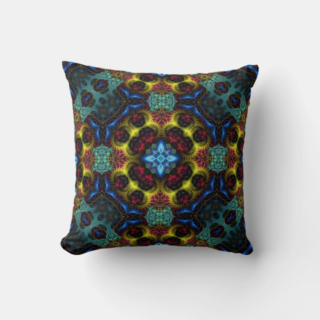 Fractal Celtica Jumbo Cushion / Lumbar Pillow (Front)