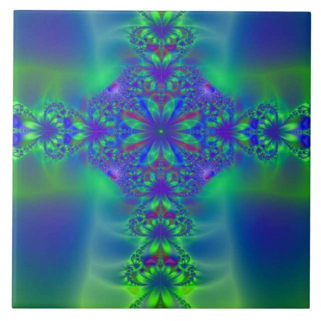 Fractal Ceramic Tile (Front)